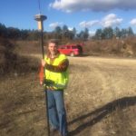 photo of Phil Salamon working in the field